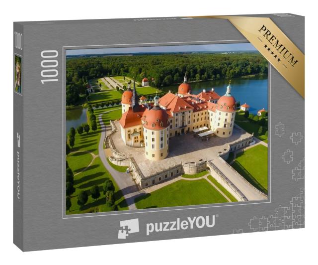 Puzzle „Schloss Moritzburg und der Schlosspark“