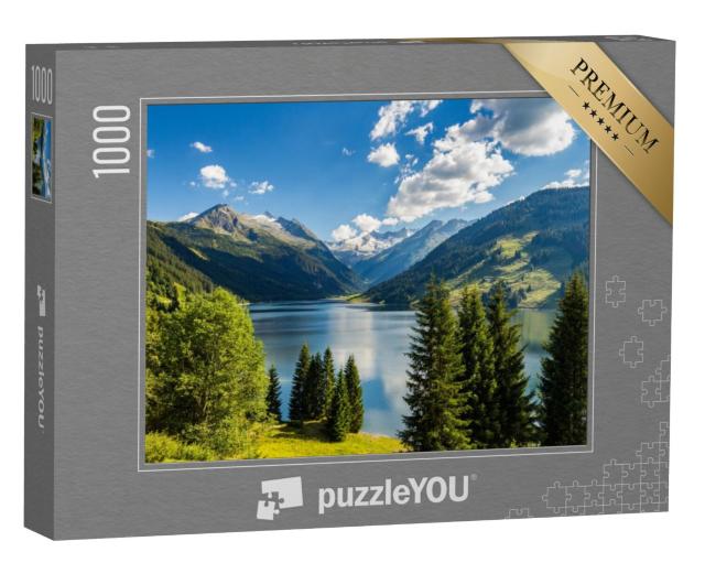 Puzzel 1000 stukjes „Stuwmeer Durlassboden in de Zillertaler Alpen, Oostenrijk“