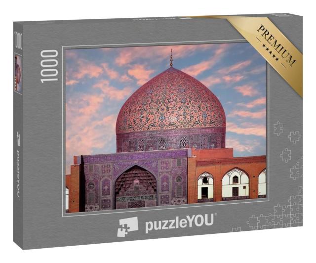 Puzzle 1000 Teile „Isfahan, Iran: Prächtige Kuppel der Scheich-Lotfollah-Moschee“