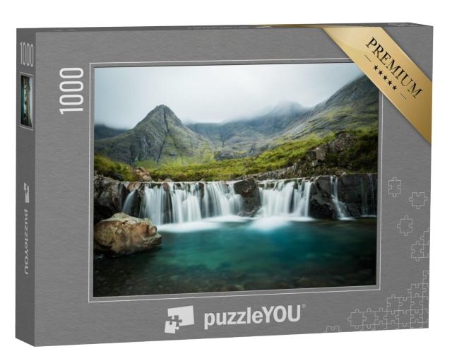 Puzzel 1000 stukjes „De feeënpoelen, Isle of Skye, Schotland“