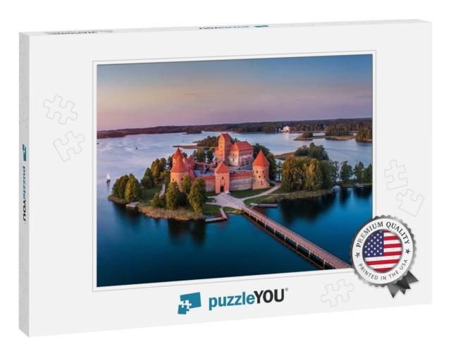 Trakai Castle Medieval Gothic Island Castle, Located in G... Jigsaw Puzzle