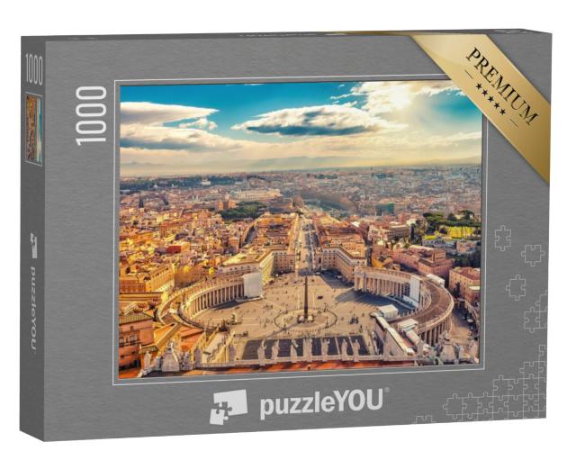 Puzzel 1000 stukjes „Het Sint-Pietersplein in het Vaticaan, Rome“