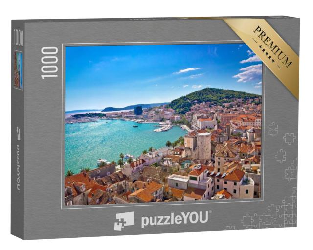 Puzzel 1000 stukjes „Luchtfoto van Split, Kroatië“