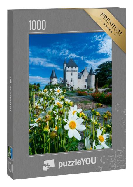 Puzzle 1000 Teile „Unesco-Weltkulturerbe: Schloss Rivau im Dorf Lémeré, Loiretal, Frankreich “