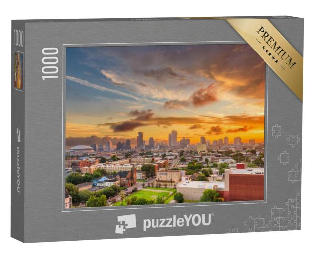 Puzzel 1000 stukjes „New Orleans bij schemering“