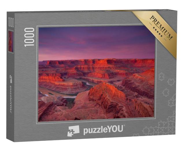 Puzzel 1000 stukjes „Prachtig uitzicht op Dead Horse Point bij zonsopgang, VS“