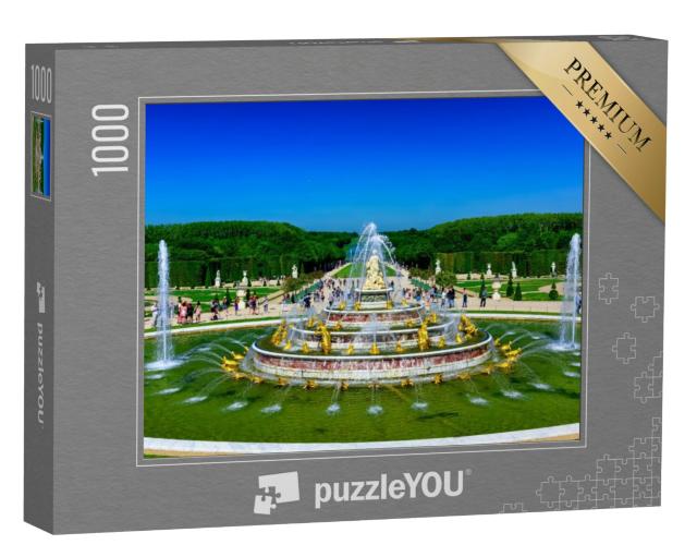 Puzzel 1000 stukjes „De Latona fontein in de tuin van Versailles, Frankrijk“