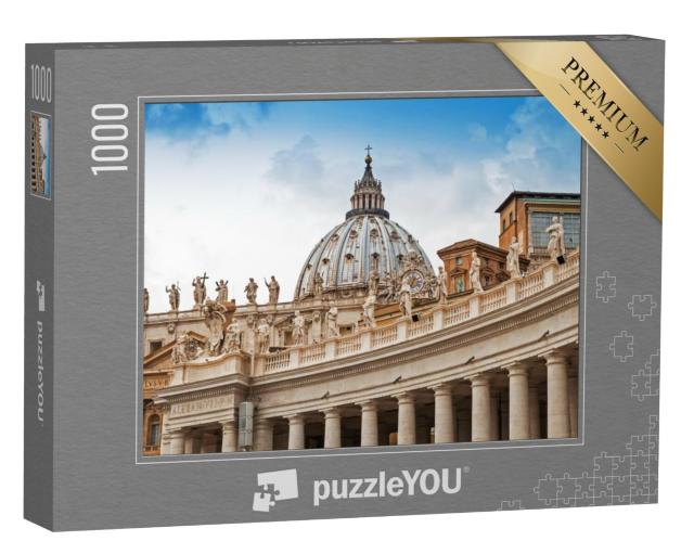 Puzzel 1000 stukjes „Fragmenten van de Pauselijke Sint-Pietersbasiliek in het Vaticaan“