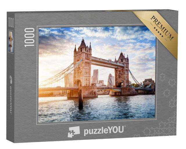 Puzzel 1000 stukjes „Theems en Tower Bridge in Londen“