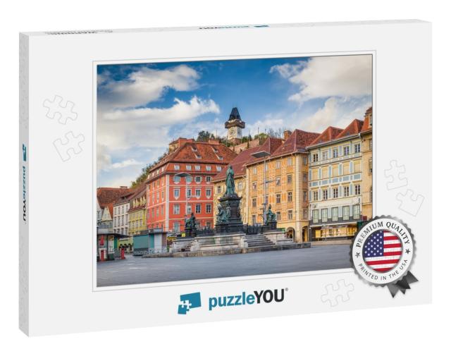 Classic View of the Historic City of Graz with Main Squar... Jigsaw Puzzle