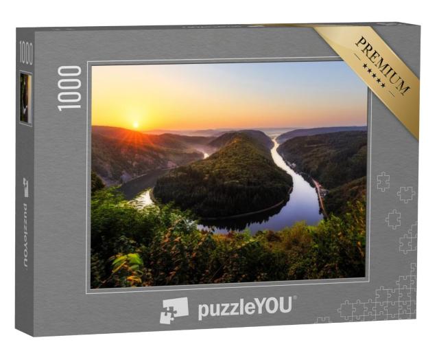 Puzzel 1000 stukjes „Schilderachtige Saarschleife, Saarland“