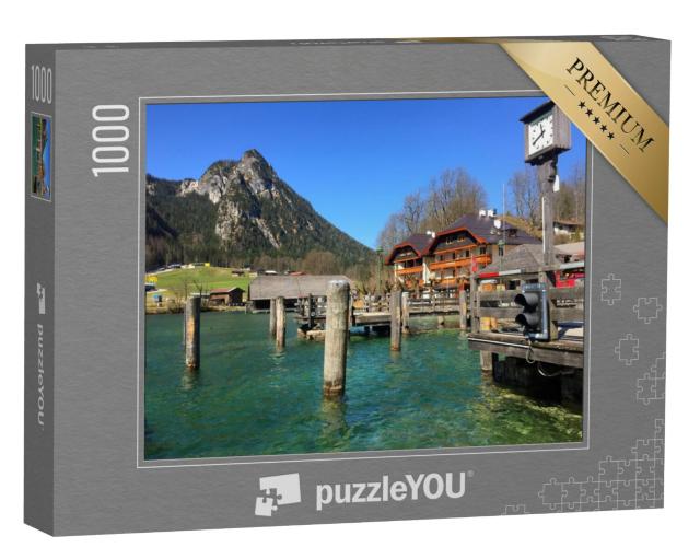 Puzzel 1000 stukjes „Prachtig uitzicht op de Königssee, Duitsland“