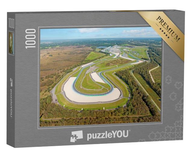 Puzzel 1000 stukjes „Luchtfoto van het circuit in Assen, Nederland“