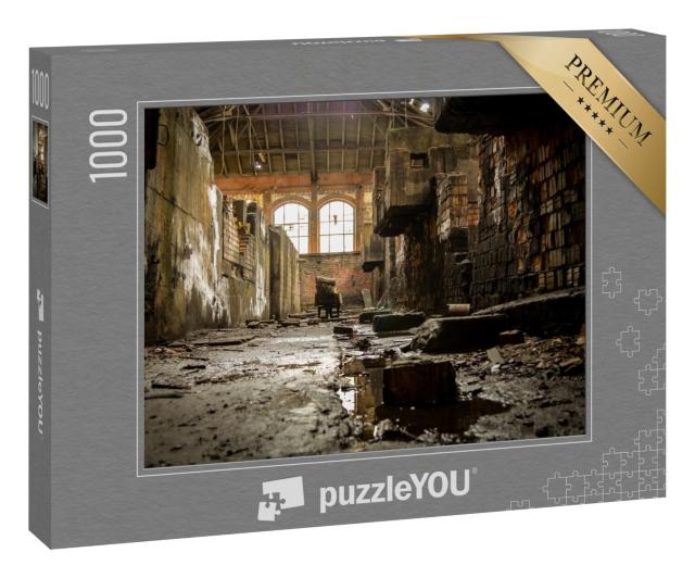 Puzzle 1000 Teile „Altes, verlassenes Fabrikgebäude“