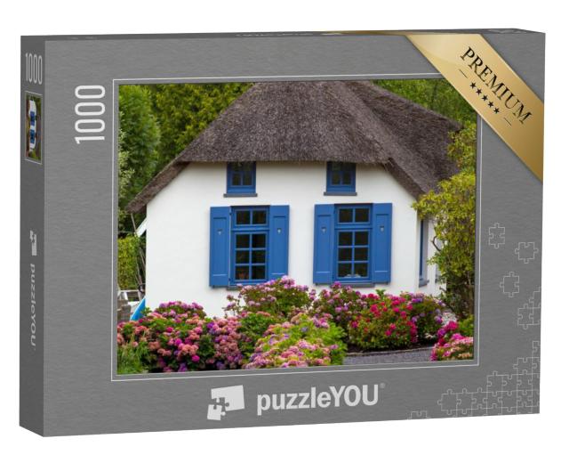 Puzzel 1000 stukjes „Giethoorn, typisch Nederlands platteland met huizen en tuinen“