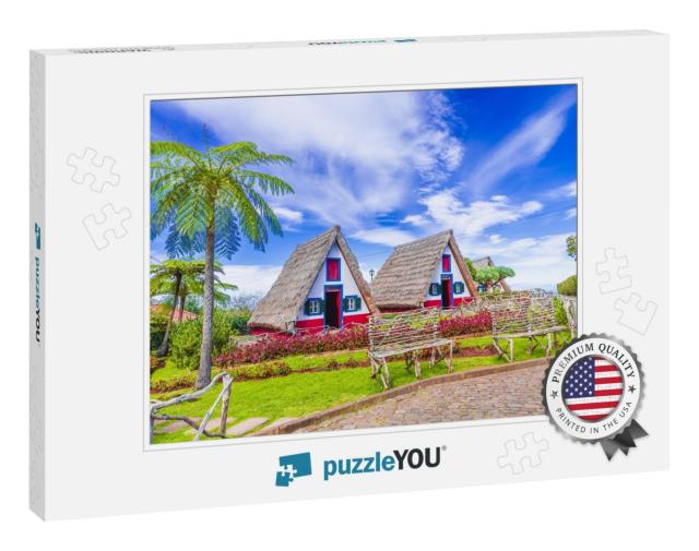 Traditional House in Madeira, Portugal... Jigsaw Puzzle