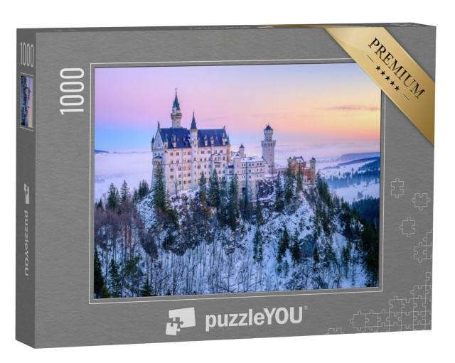 Puzzel 1000 stukjes „Het prachtige kasteel Neuschwanstein“