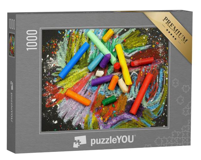 Puzzel 1000 stukjes „Waskrijt“