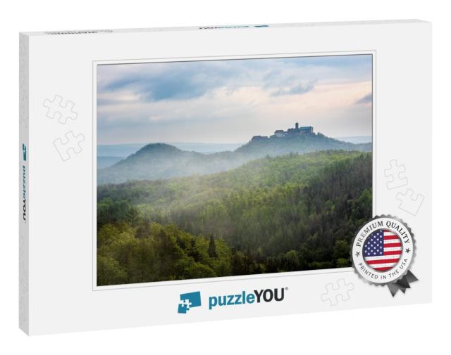 View from the Rennsteig Trail Over the Thuringian Forest... Jigsaw Puzzle
