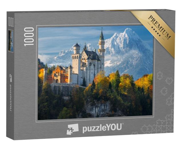 Puzzel 1000 stukjes „Kasteel Neuschwanstein, Beieren“