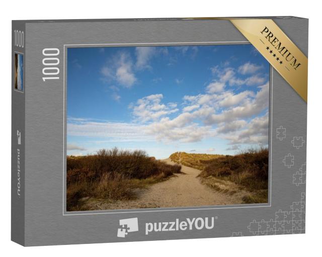 Puzzel 1000 stukjes „Duinen in een natuurpark in de herfst bij Hollum, Ameland“