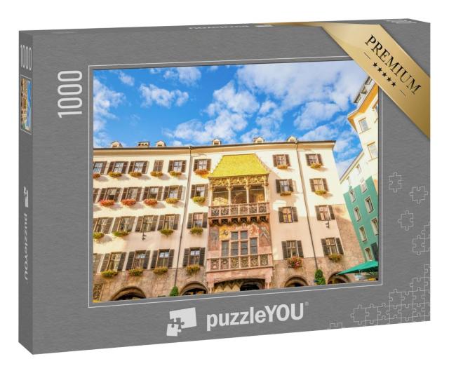 Puzzle 1000 Teile „Goldenes Dachl, Innsbruck“