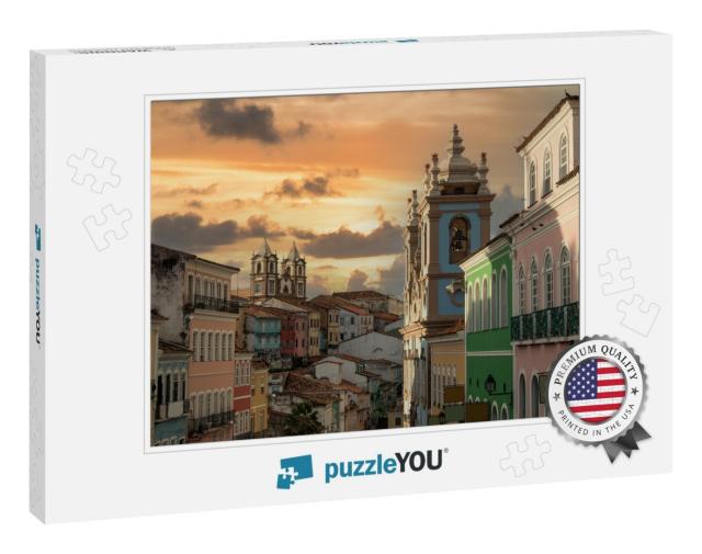 Pelourinho, Historic Center of the City of Salvador Bahia... Jigsaw Puzzle