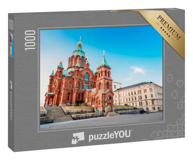 Puzzle 1000 Teile „Wunderschöne Uspenski Kathedrale, Helsinki“