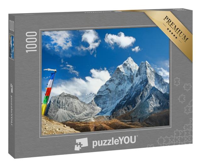 Puzzle 1000 Teile „Ama Dablam auf dem Weg zum Everest Base Camp, Nepal“