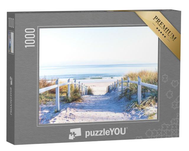 Puzzel 1000 stukjes „Pad naar het strand aan de Baltische Zee“