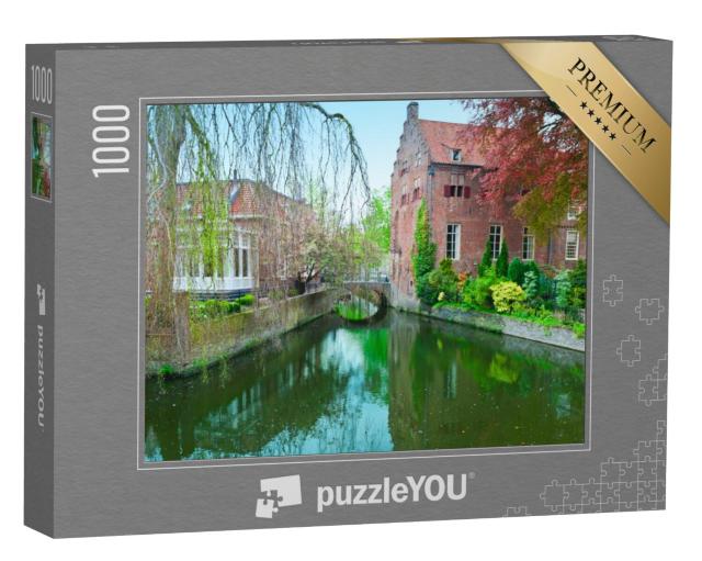 Puzzel 1000 stukjes „Dijk van de stad Amersfoort“