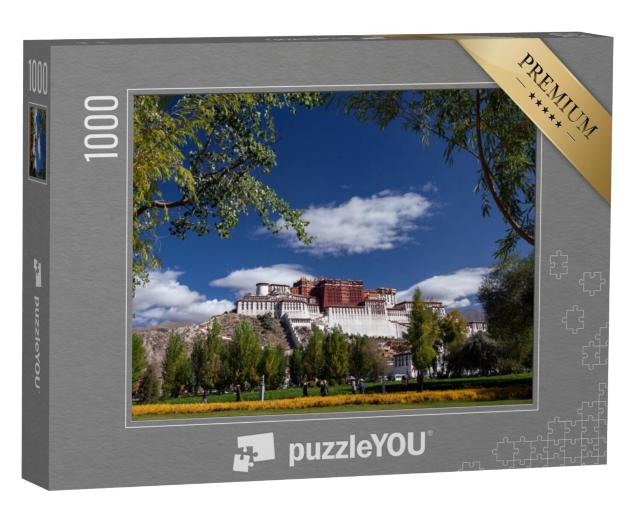 Puzzel 1000 stukjes „Het Potalapaleis, Dzong-vesting in de stad Lhasa, in Tibet“