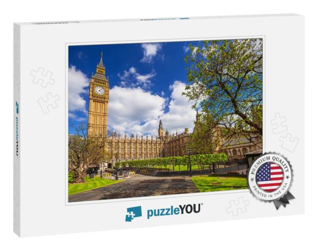 Big Ben & the Palace of Westminster, Landmark of London... Jigsaw Puzzle