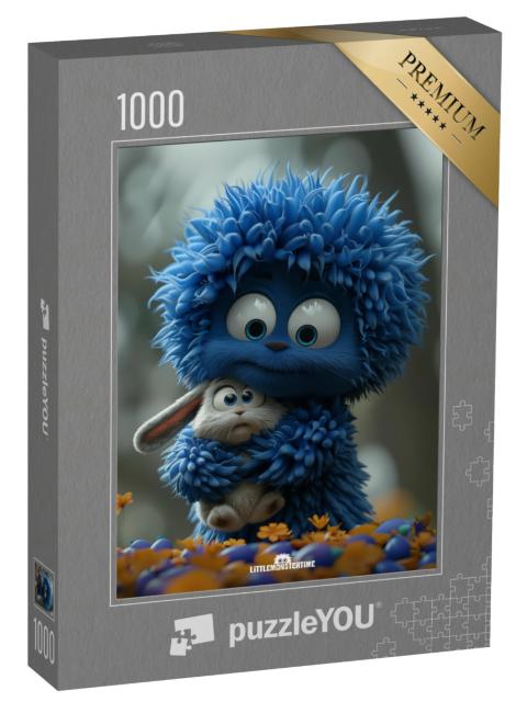 Puzzel 1000 stukjes „LITTLEMONSTERTIME: Snuggles“