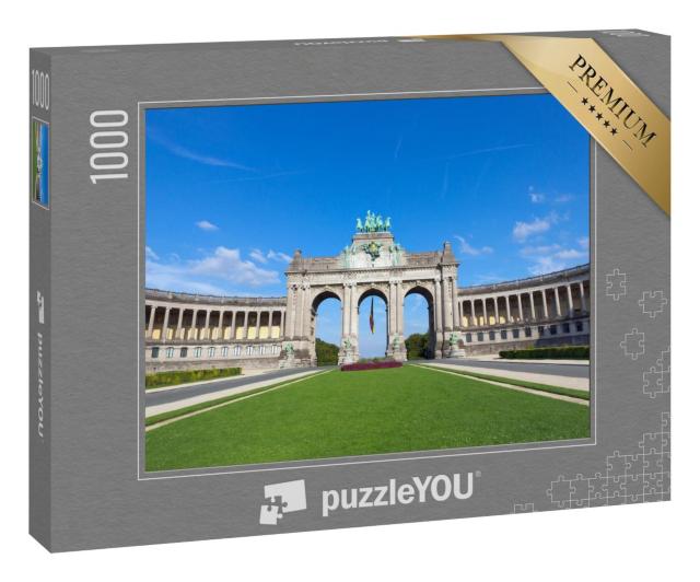 Puzzle 1000 Teile „Triumphbogen im Parc du Cinquantenaire, Brüssel, Belgien“