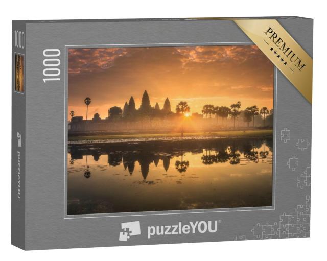 Puzzel 1000 stukjes „Angkor Wat tempelcomplex in Cambodja“