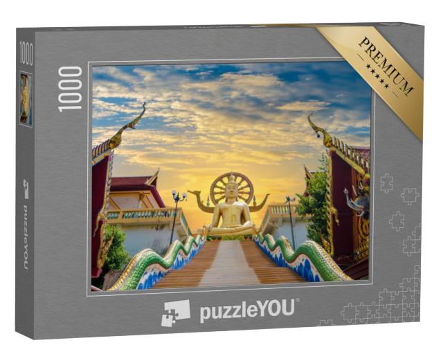 Puzzel 1000 stukjes „Wat Phra Yai Koh Samui Surat Thani Thailand“