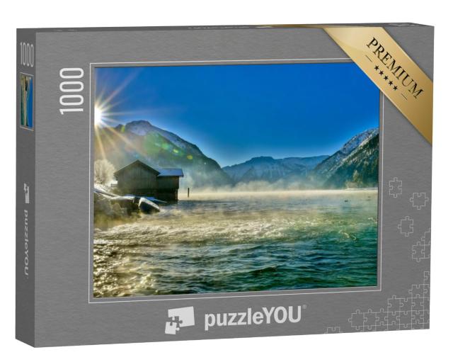 Puzzel 1000 stukjes „Zonsopgang aan het Achenmeer in Oostenrijk“