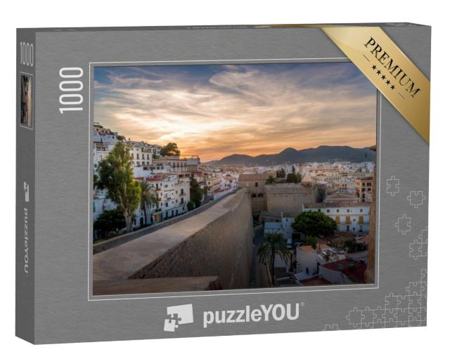 Puzzel 1000 stukjes „Dalt Vila en Kasteel Almudaina in de oude stad van Ibiza“