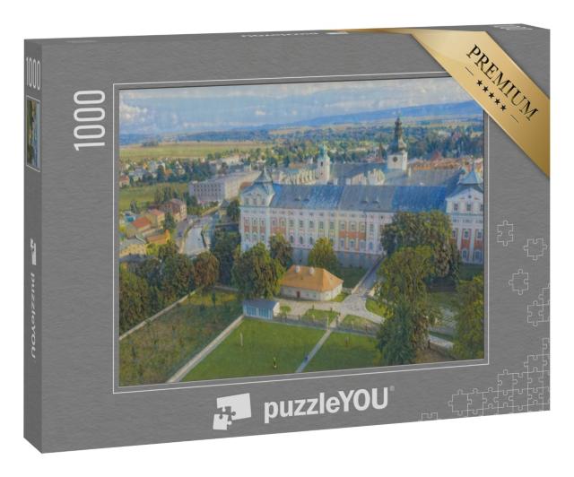 Puzzle 1000 Teile „im Kunst-Stil von Claude Monet - Broumov, Tschechien - Puzzle-Kollektion Künstler & Gemälde“