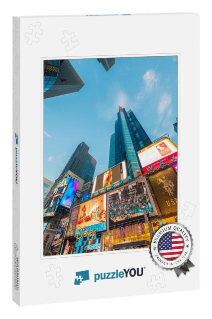 New York - December 22, 2013 Times Square on December 22... Jigsaw Puzzle