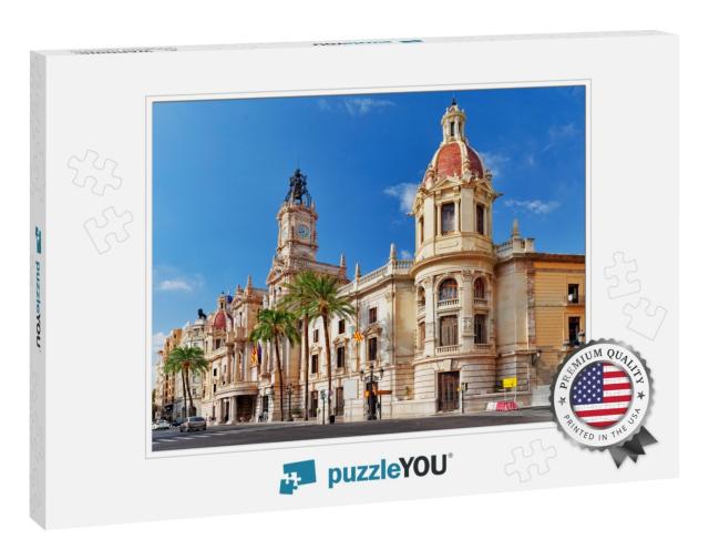 Cityscape Historical Places of Valencia - City in Spain... Jigsaw Puzzle