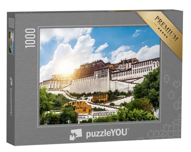 Puzzel 1000 stukjes „China Tibet Lhasa Potala Palace, voormalige residentie van de Dalai Lama“