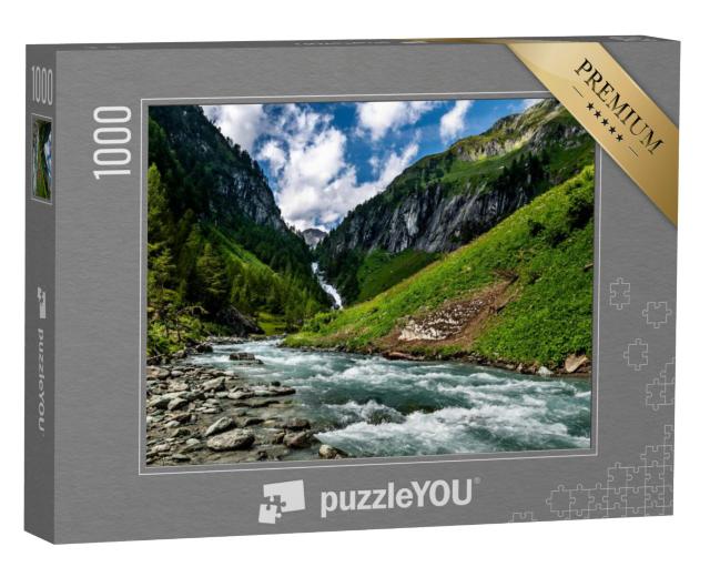 Puzzel 1000 stukjes „Umbaltal watervallen in het Hohe Tauern National Park“