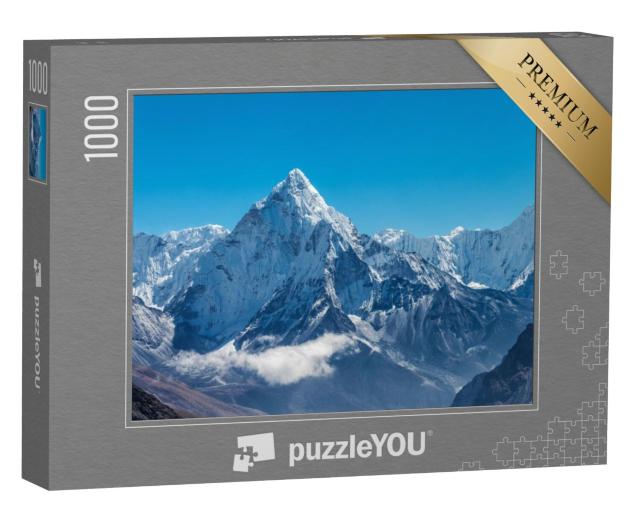 Puzzel 1000 stukjes „Besneeuwde bergen van de Himalaya“