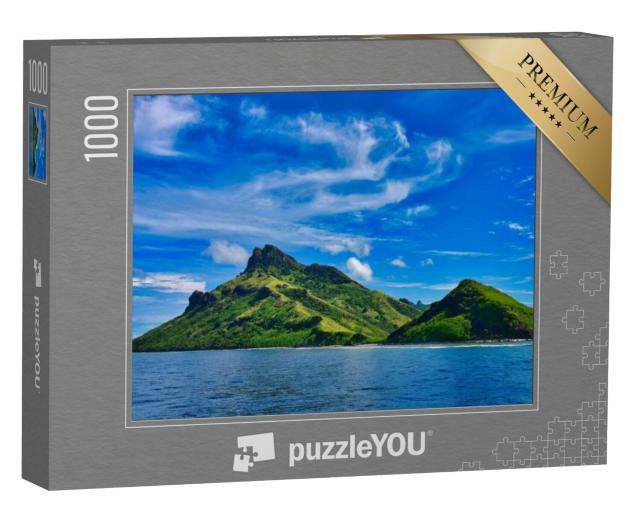 Puzzel 1000 stukjes „Uitzicht op de tropische eilanden van Fiji“