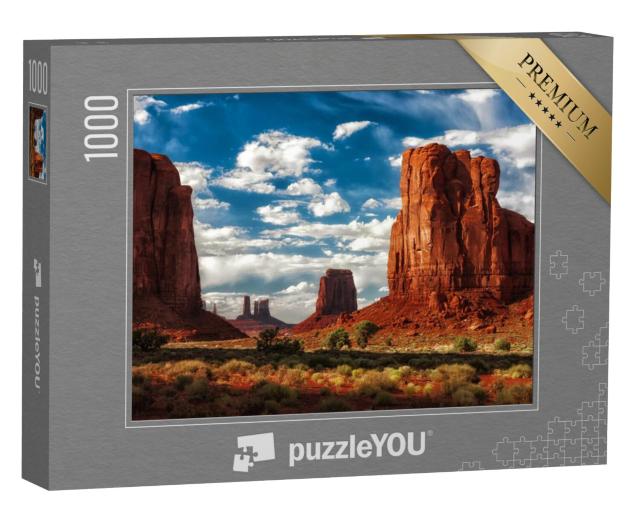 Puzzel 1000 stukjes „Monument Valley, Utah en Arizona, VS“