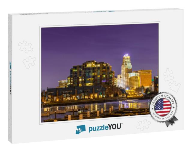 A View of Downtown Buffalo New York Skyline from Differen... Jigsaw Puzzle
