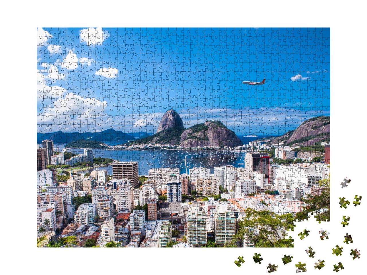 Puzzle 1000 Teile „Rio De Janeiro am Zuckerhut, Brasilien“