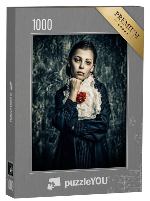 Puzzel 1000 stukjes „Portret van een vampier“